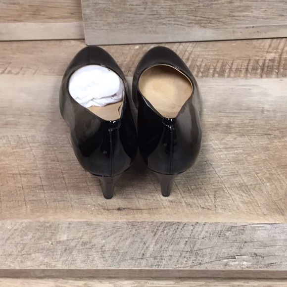 New 8N Trotters Penelope Black Patent Leather Heels 8 Narrow - Picture 10 of 14